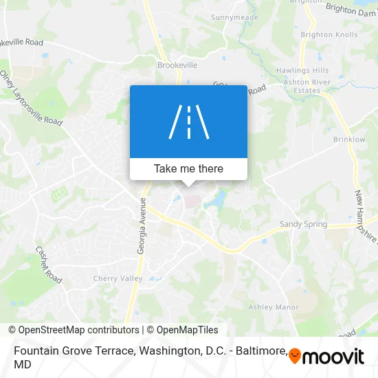 Fountain Grove Terrace map