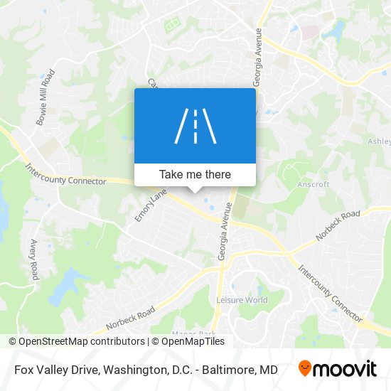 Fox Valley Drive map