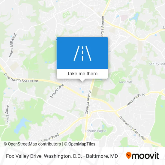 Fox Valley Drive map