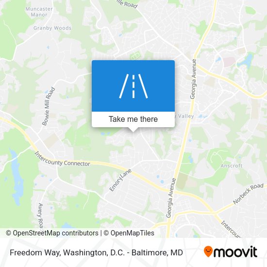 Mapa de Freedom Way