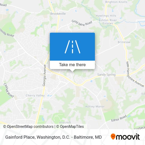 Mapa de Gainford Place
