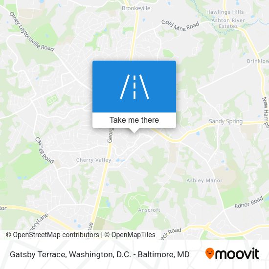 Gatsby Terrace map
