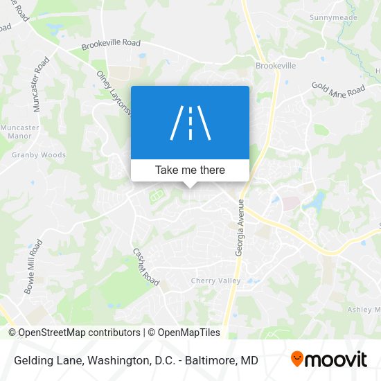 Mapa de Gelding Lane