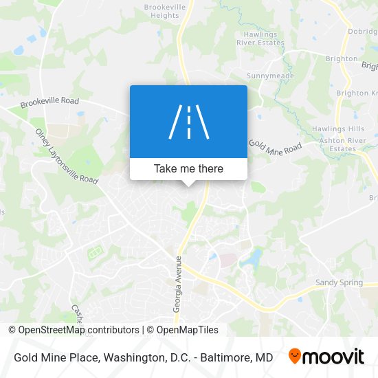Gold Mine Place map