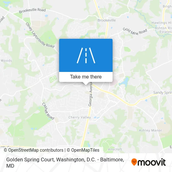 Golden Spring Court map