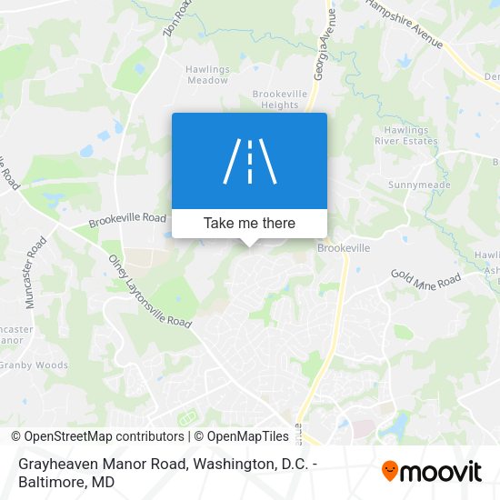 Mapa de Grayheaven Manor Road