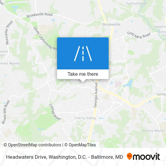 Headwaters Drive map