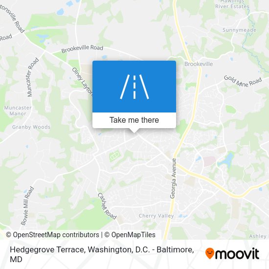 Mapa de Hedgegrove Terrace