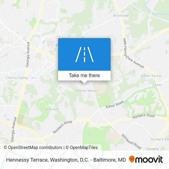 Hennessy Terrace map