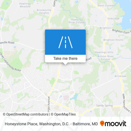 Mapa de Honeystone Place