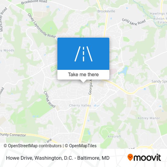 Mapa de Howe Drive