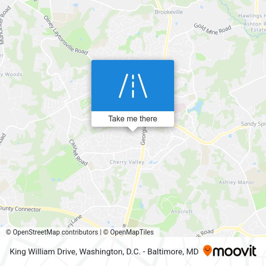 King William Drive map