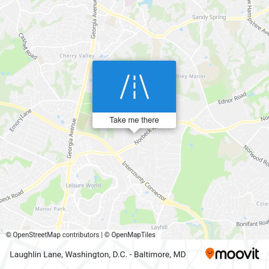 Laughlin Lane map