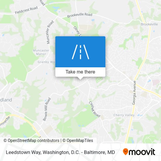 Leedstown Way map