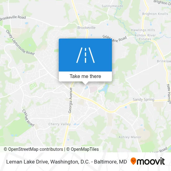 Leman Lake Drive map