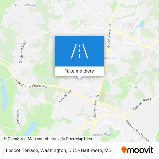 Lescot Terrace map