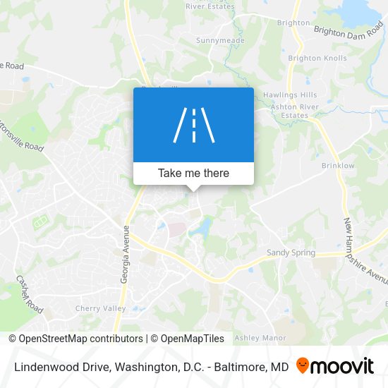 Mapa de Lindenwood Drive