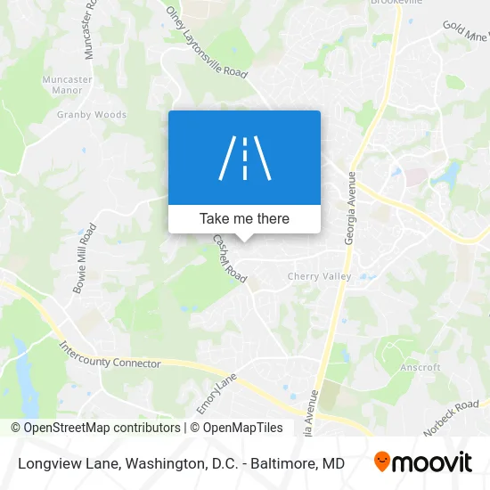 Longview Lane map