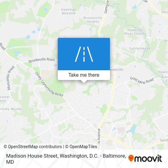 Madison House Street map