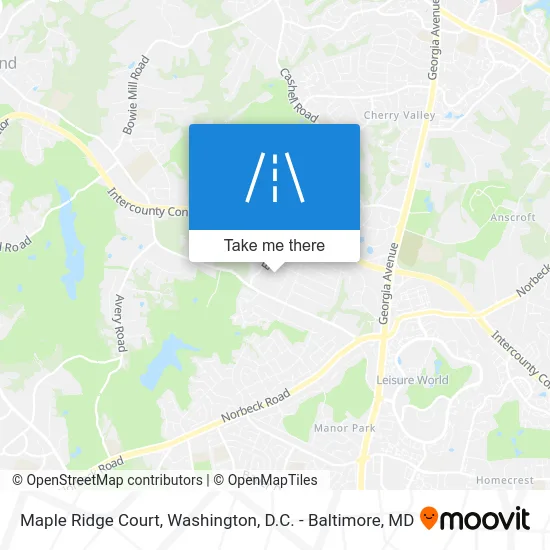 Maple Ridge Court map