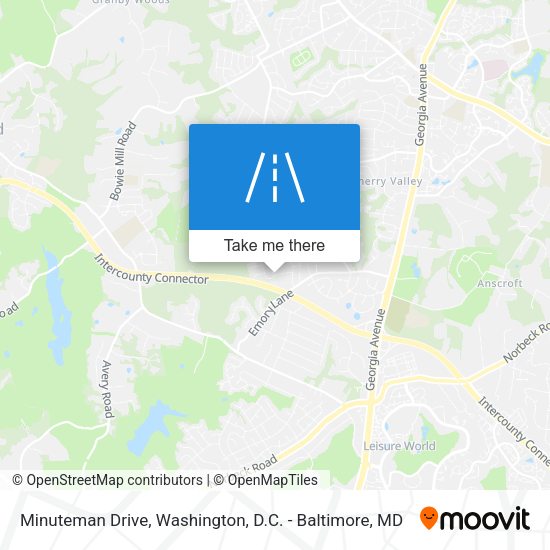 Mapa de Minuteman Drive
