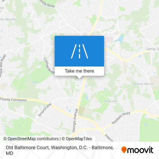 Old Baltimore Court map