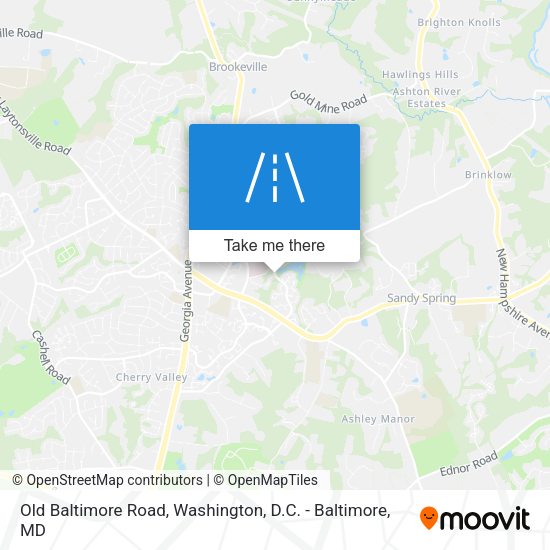 Mapa de Old Baltimore Road