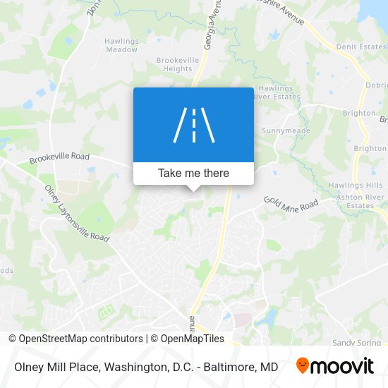 Olney Mill Place map