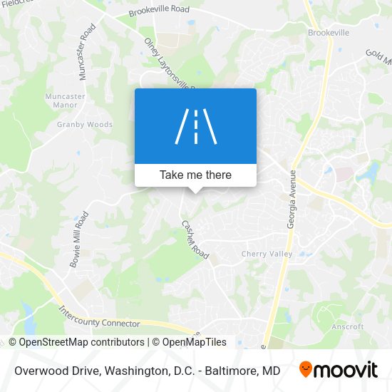 Overwood Drive map