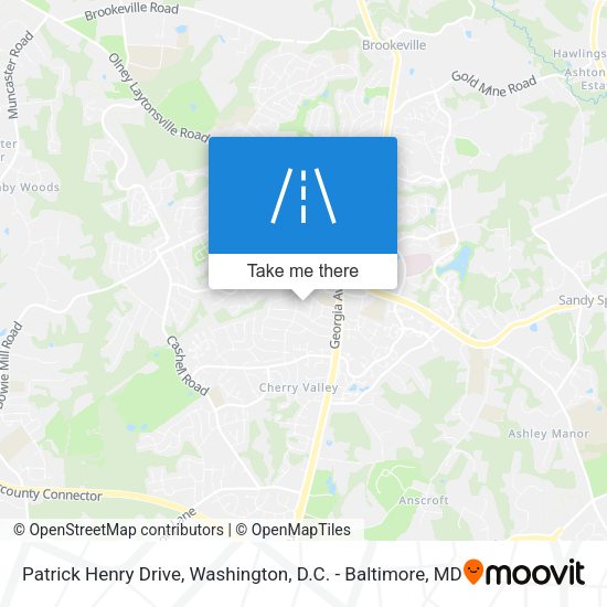 Mapa de Patrick Henry Drive