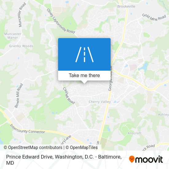 Mapa de Prince Edward Drive