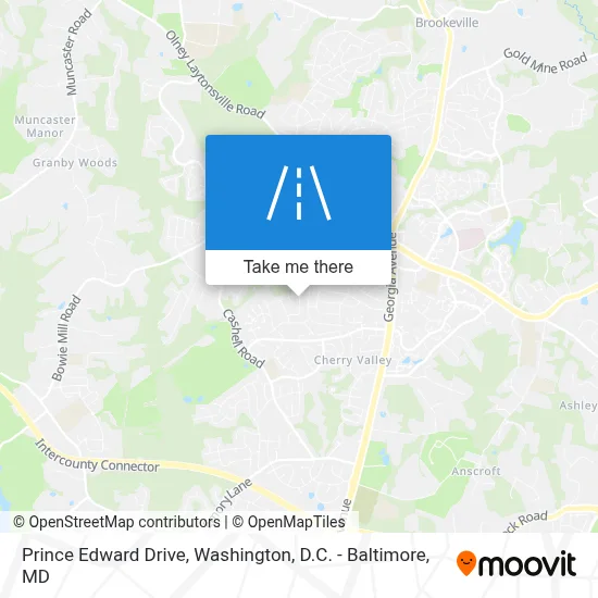 Prince Edward Drive map