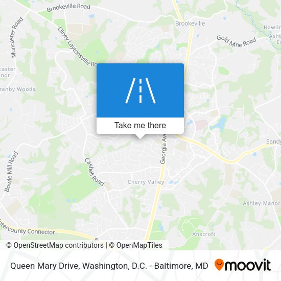 Mapa de Queen Mary Drive