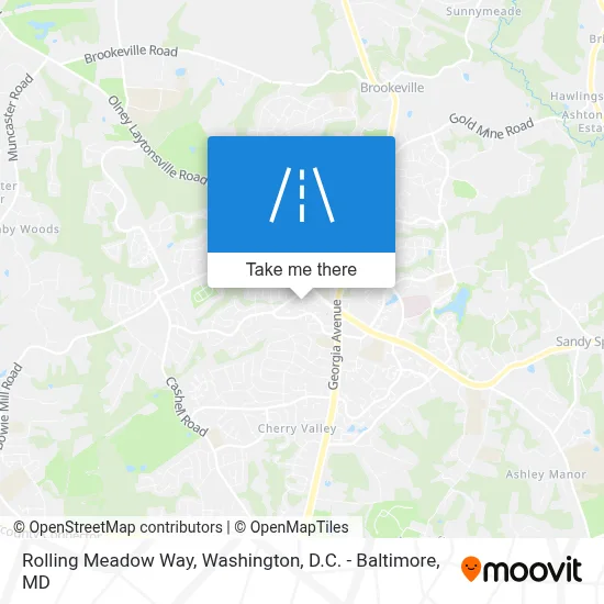 Rolling Meadow Way map