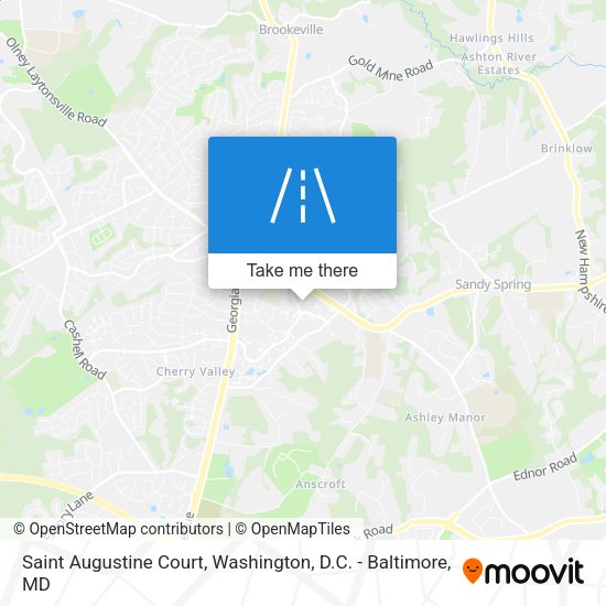 Saint Augustine Court map