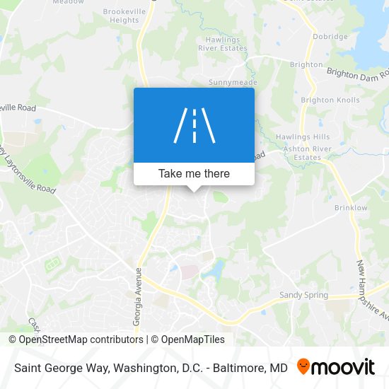 Mapa de Saint George Way