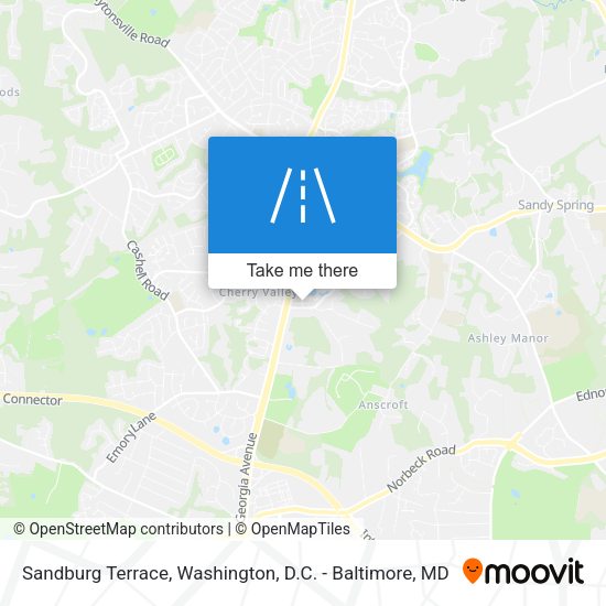 Mapa de Sandburg Terrace