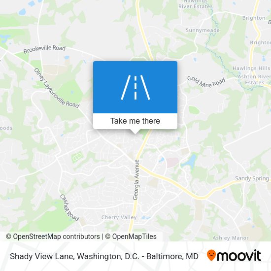 Mapa de Shady View Lane