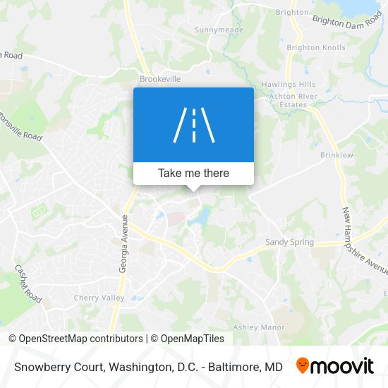 Snowberry Court map