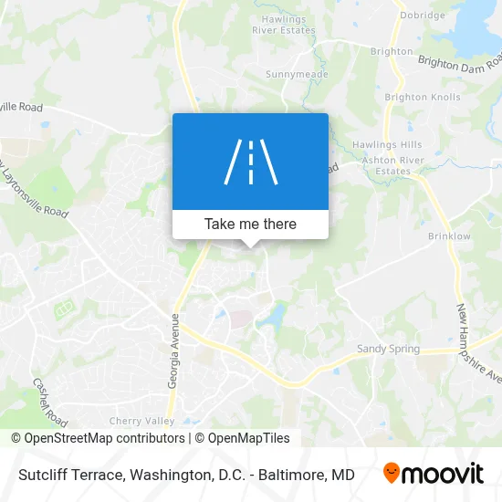 Sutcliff Terrace map
