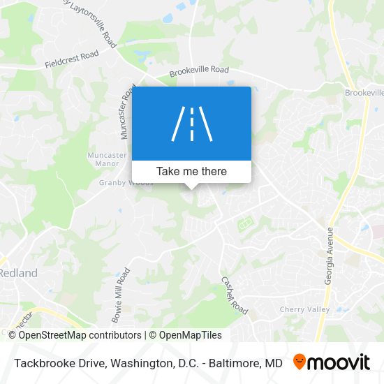 Mapa de Tackbrooke Drive