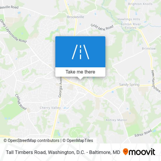 Tall Timbers Road map