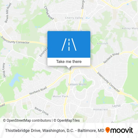 Thistlebridge Drive map