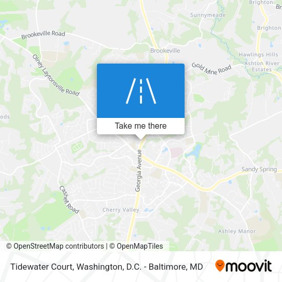 Mapa de Tidewater Court