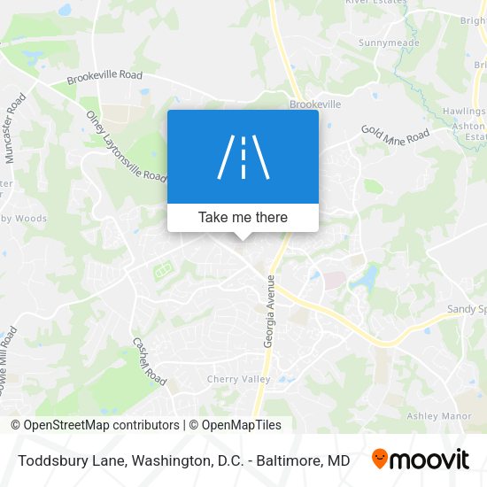Mapa de Toddsbury Lane