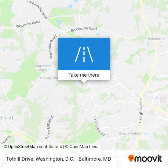 Tothill Drive map