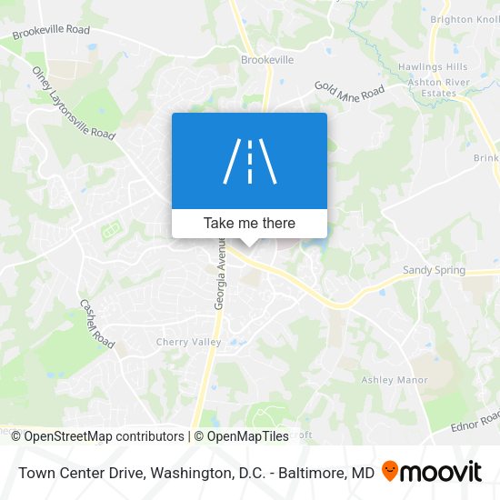 Town Center Drive map