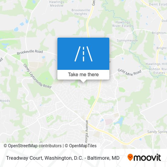 Mapa de Treadway Court