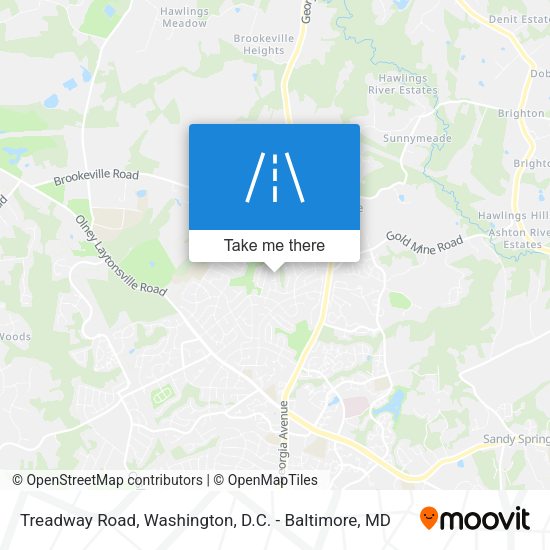 Mapa de Treadway Road
