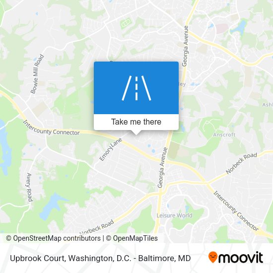 Upbrook Court map